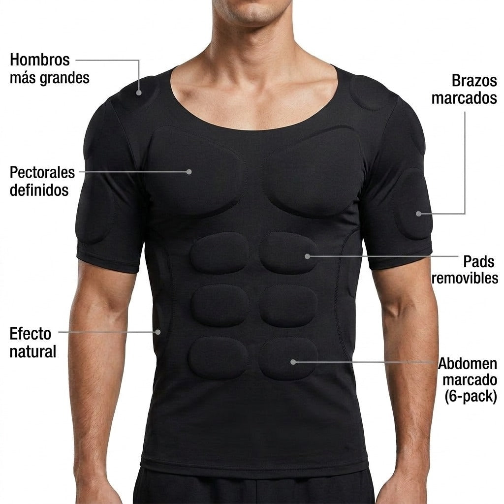 6 beneficios de la camiseta efecto músculo