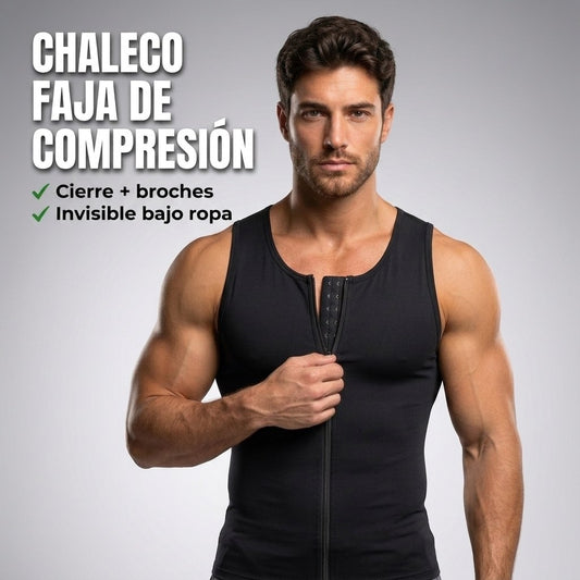 Cover del chaleco faja de compresión para hombre