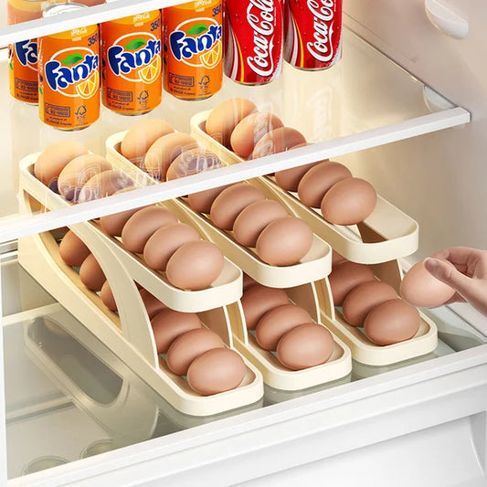Egg Rack®: Organizador y dispensador de huevos automático