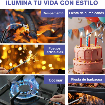 SparkFlame™: Encendedor eléctrico recargable