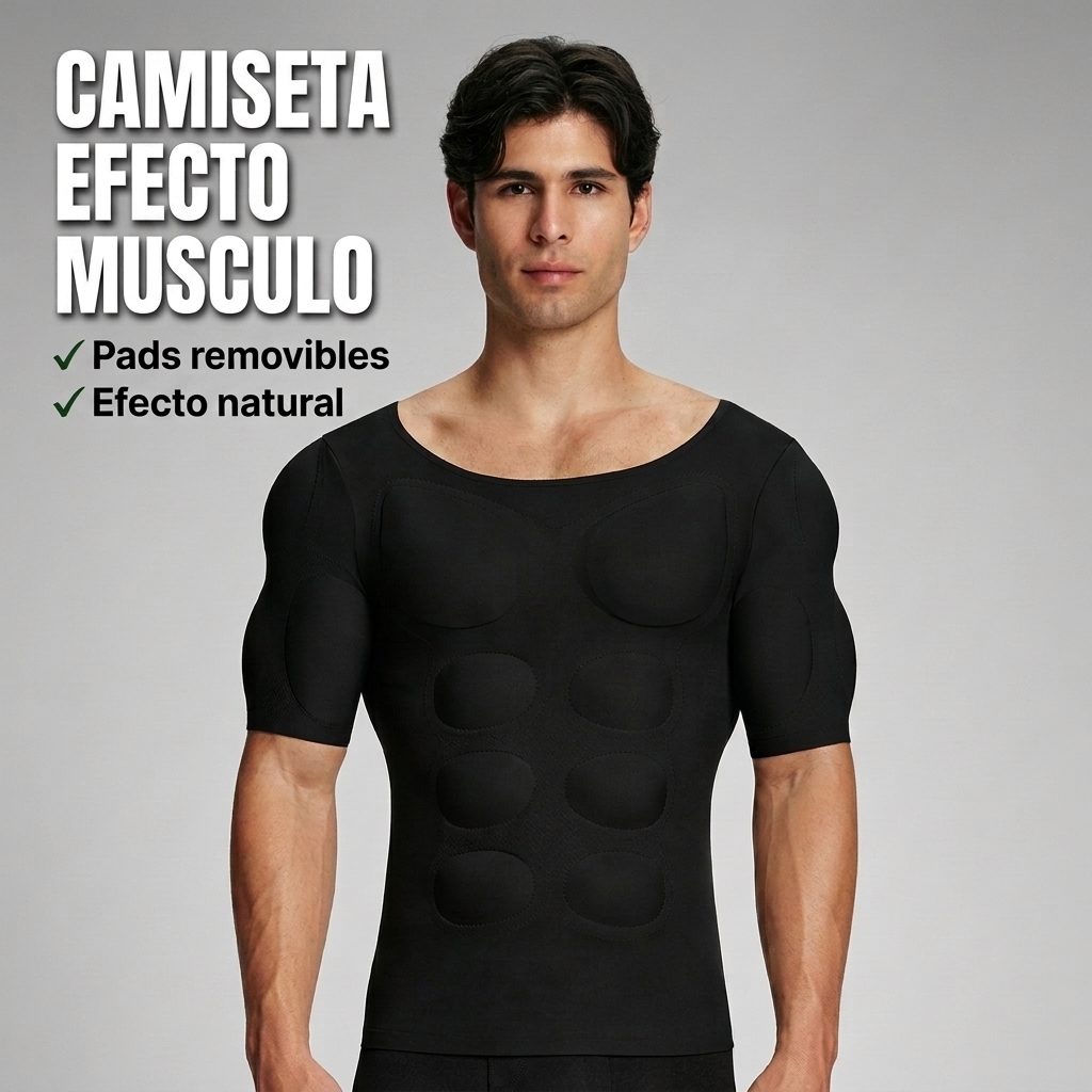 Camiseta efecto músculo cover