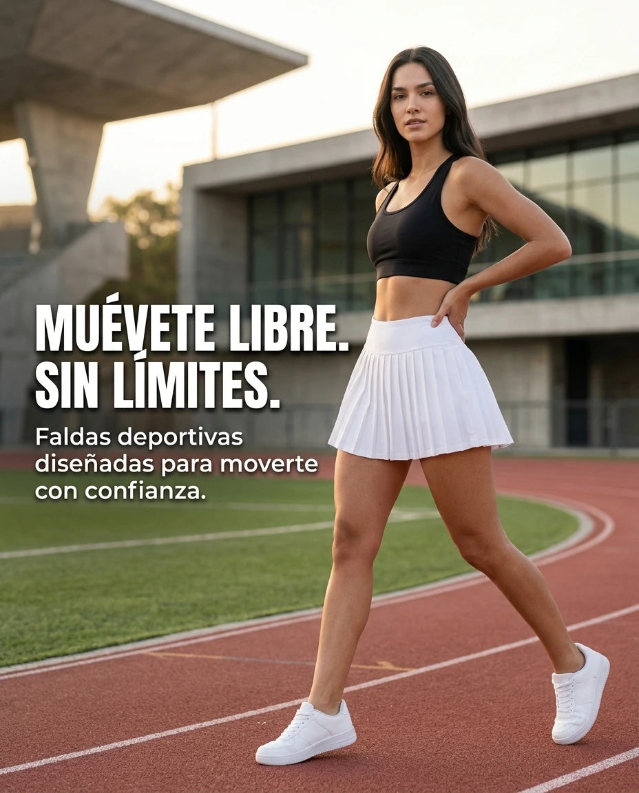 Muévete libre, sin límites — faldas deportivas para movimiento con confianza